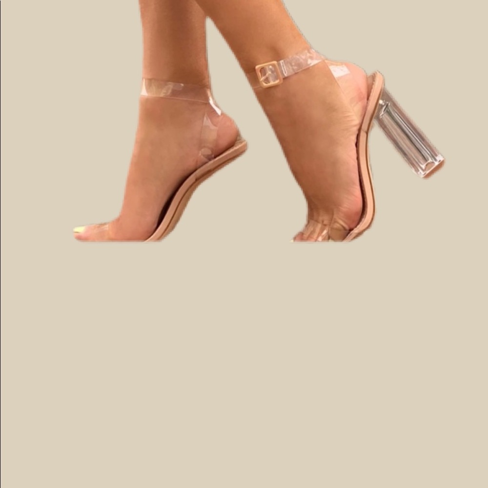 Fashion Nova- NWOT Glass Slipper